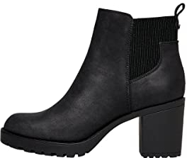 Only ONLBARBARA Heeled Bootie Noos, Stivali Donna, Black, 37 EU