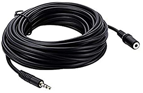 UbiBot Cavo di prolunga audio per sonde RS485, cavo di prolunga stereo AUX audio, cavo jack stereo per telefoni, cuffie, altoparlanti, tablet, PC, lettori MP3, 3,5 mm maschio a femmina (5 metri)