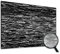 NORILIVING Muster Duschrückwand Fliesenersatz Dusche 20x29 cm Motiv Steinverblender Schiefer schwarz | Duschwand ohne Bohren 2 teilig | Aluverbundplatte 3 mm
