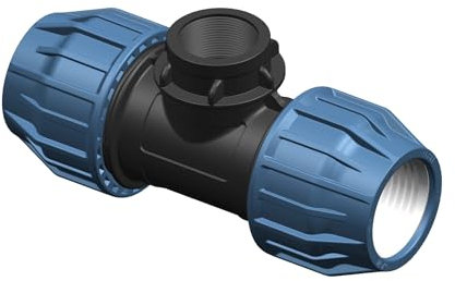 Raccords de 32 mm en polyéthylène - Raccord de serrage en polypropylène (raccord en T 1 IG).