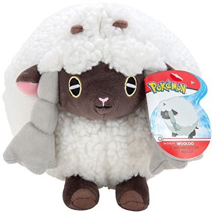 Pokémon PKW0055-20cm Plüsch - Wolly, offizielles Pokémon Plüsch
