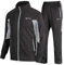 donhobo Herren Jogginganzug Trainingsanzug Sportanzug Fußball Sporthose Hoodie Hose für Gym Warm Tracksuit (02Dunkelgrau, M)