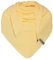 KNIT FACTORY - Liv Dreieckstuch - Tuch Schal für Damen - Weiches Musselintuch - Für Frühling und Sommer - 100% Bio-Baumwolle - Citrus
