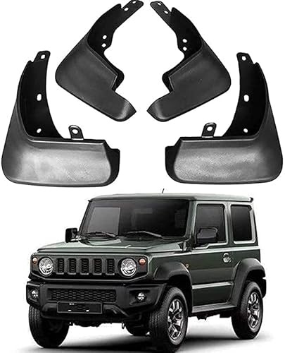 4 Pezzi Auto Paraspruzzi per Jimny 2005-2020, Auto Parafango Impermeabile E Resistente, Paraspruzzi Con Vite,Facile Montaggio