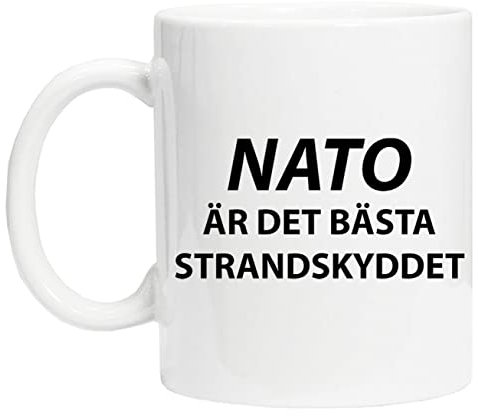 Nato äR Det Bã¤Statrandskyddet Wiederverwendbare Tasse aus weißem Glas für Tee und Kaffee Coffe Cup