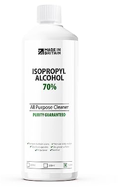 ChemLab - 70% Isopropanol Isopropyl All-Purpose Rubbing Alcohol | Disinfectant, Household Cleaner and Degreaser - Suitable for Electronics, Glass, Removing Grease and Glue 1 Litre