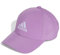 adidas Unisex Embroidered Logo Lightweight Baseball Cap, preloved Purple/White, S
