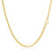 Rodium - Goldkette herren 585 echtgold, Goldkette herren 585 massiv, Gold kette männer echt 585, Männer gold 585 halskette, Breite 3.3 mm, Lange 55 cm, Gewicht 41,80 g