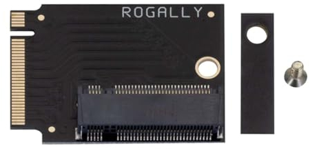 LiLiTok PCIE4.0 para Rog Ally SSD Tarjeta de Memoria Adaptador Convertidor de Transferencia Tarjeta de Transferencia 90° M2 para RogAlly Accesorios de Tablero de Mano (Corto)