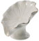 couponhub Porte-savon en céramique en forme de feuille de lotus, porte-éponge auto-drainant délicat pour salle de bain, cuisine, économiseur de savon portable (blanc/vert) (blanc)