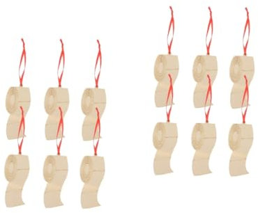 Warmhm 12 STK Toilettenpapier Anhänger aus Holz weihnachtsschmuck aus Holz hängende Verzierungen Christbaumschmuck Dekor Weihnachts-Graffiti-Anhänger Weihnachtsbaum anhänger Weihnachten