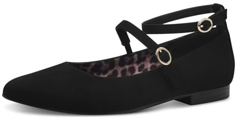 Tamaris Ballerina Damen Vegan Elegant schwarz,EU 39