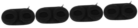 BESTYASH 4 Stück für Uhren uhrenaufbewahrungsbox für herren Uhrengehäuse für Herren uhr set uhrenset etui Reise-Uhrengehäuse Organizer zur Aufbewahrung von Uhren Eva Black
