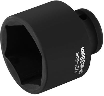 1-1/2 Inch Water Heater Element Socket Wrench, 6-Point Design with 1/2-Inch Drive, Ideal for Removing & Replacing All Residential Screw-in Water Heater Elements, Compatible with Camco, GE and More