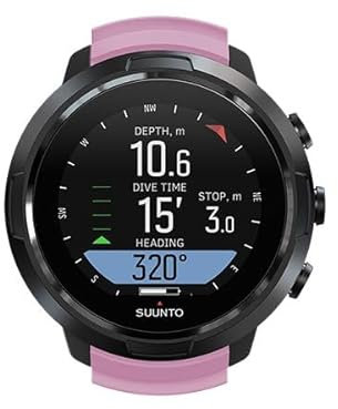 SUUNTO Unisex – Erwachsene D5 Swimcomputer, Aqua Blue, Einheitsgröße
