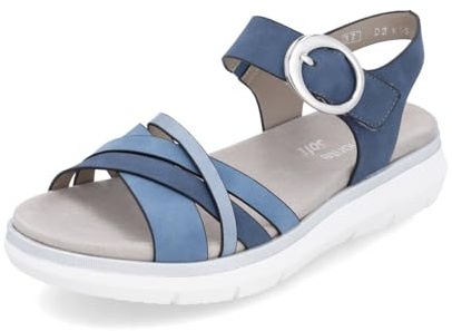 Remonte Damen Riemchensandalen D2K55, Frauen Sandalen,lose Einlage