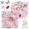 100 Sheets Cute Stickers, Aesthetic Vinyl Waterproof Stickers for Laptop Bumper Water Bottles Computer Phone Hard Hat Car and Decals Inspirational for Adults Women Kids Teen Girls