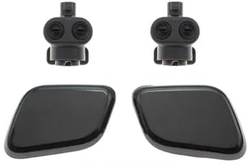DEMULAX Scheinwerferwaschkappe for Nissan Qashqai Dualis J11 2014-2018 Frontstoßstange Scheinwerfer Scheinwerferwaschanlage Sprühdüse Abdeckkappe 28659-4EM0A 28658-4EM0A(Set)