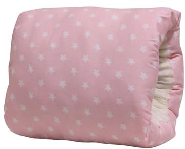 Stillkissen,Ministillkissen Baby Arm-Stillkissen Arm Kissen,Gemütliches Wiegen-Armkissen,Baby-Still-Kopfstützkissen für unterwegs Stillmuff Reisestillkissen (Rosa)