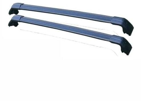 Dachträger Für VW Für Touran 2019 2020 2021 2022 + Aluminium Legierung Dach Bars Seite Bars Kreuz Schienen Dach Rack Gepäck Dachgepäckträger(Schwarz)