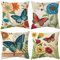 ARNTY Kissenbezüge, Kissenhüllen 45x45 4er Set Samt Sofakissen Bezug Kissenbezüge Frühling Weicher Kissenbezug für Sofa Schlafzimmer Auto
