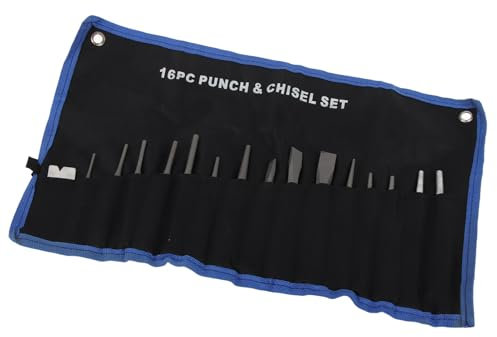 16pcs Mechanics Punch -Set, Meißelsatz, Hochleistungsstempel und Meißelsatz, Bestehend aus Premium -Stahl, Zum Entfernen von Dübel und Zum Ausrichten, der Slidenen Rostigen