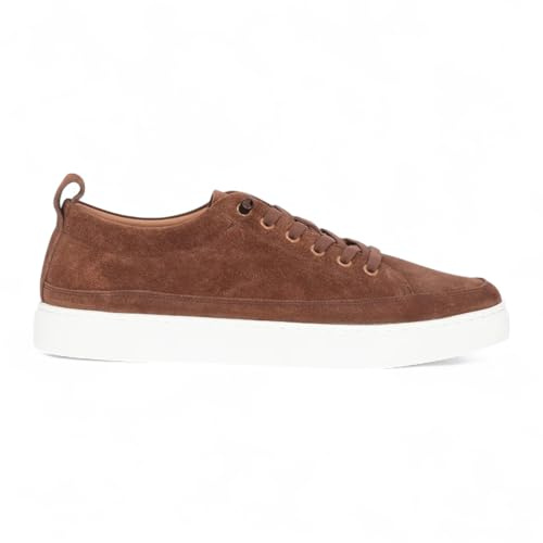 Mens Suede Leather Trainers Sneakers - Josh