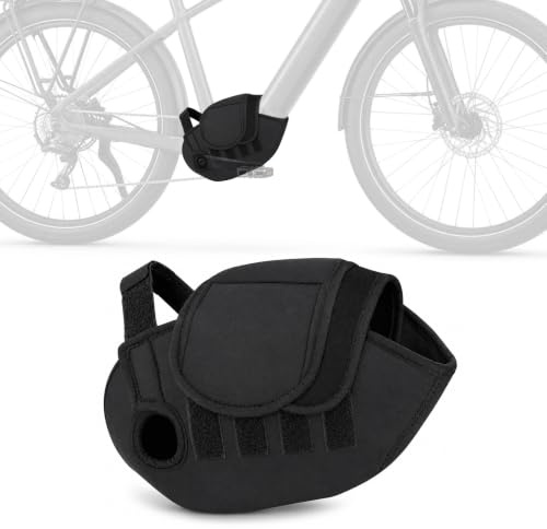 Forhandy E-Bike Mittelmotor Schutzhülle für alle Mittelmotoren | Universell Motorabdeckung aus Neopren, Passend für Bosch Shimano Yamaha Brose, Optimaler Motorschutz