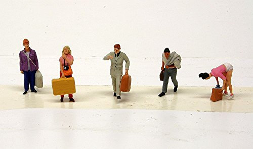Preiser 10670 Passengers at the Station (5) Exclusive Figure Set
