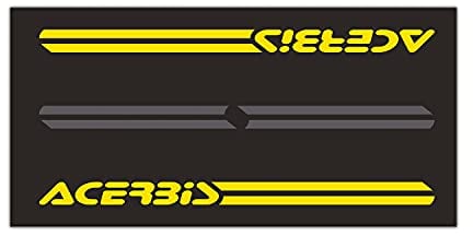 Acerbis 0021696.318 Polyester Teppich für Motorrad, 100 cm x 200 cm, Nero/Gillo