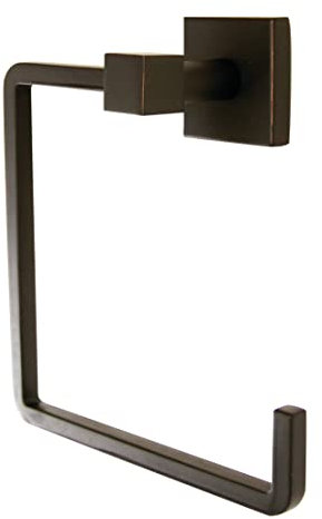 Design House 581405 Karsen Handtuchring, geölt, Aluminium, Oil Rubbed Bronze, 5.88 L x 2.57 W x 6.75 H