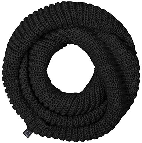 Brandit Bufanda de punto en bucle, en diferentes colores, Negro, Talla única