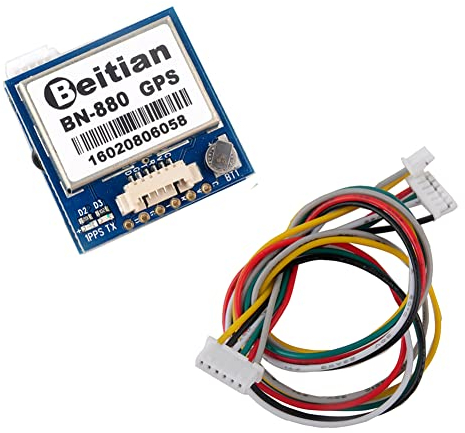 Geekstory BN-880 GPS-Modul Mit HMC5883 Kompass Und Aktiver Antenne - Unterstützung Für Glonass Beidou Auto Navigation - Kompatibel Mit Arduino Raspberry Pi Aircraft Pixhawk APM Flight Controller
