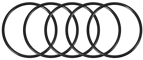 sourcing map Nitrile Rubber O-Rings 90mm OD 82mm ID 4mm Width, Metric Sealing Gasket for Automotive Machine Plumbing, Pack of 5