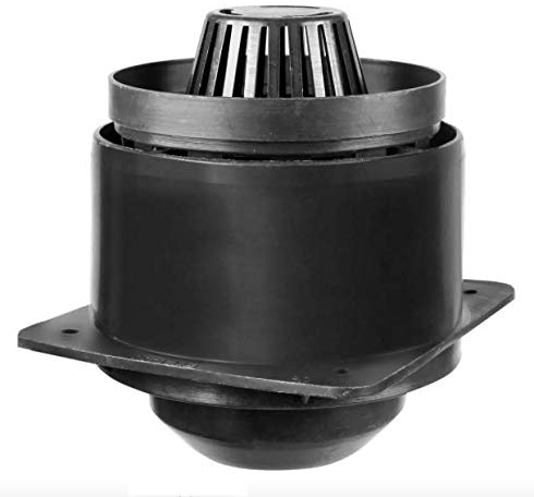 Syphon Geruchsverschluss mit Laubfang inkl. Ablaufanschluss 110