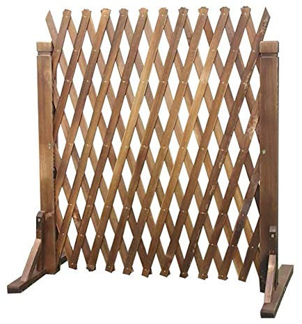 JIANFEI-weilan Steccato Giardino Legno Recinzione in Legno Estensibile Decorazione Esterna Guardrail, 2 Colori, più Dimensioni (Size : A-70x160cm)