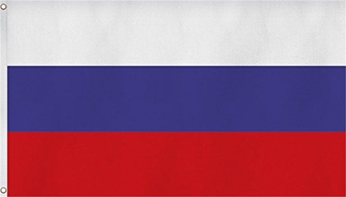 Flagge Großformat 250 x 150 cm wetterfest Fahne in 16 verschiedenen Ausführungen mit Ösen Farbe Russland