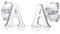 Elli Ohrringe Stecker Buchstabe A Initialen Minimal 925 Silber