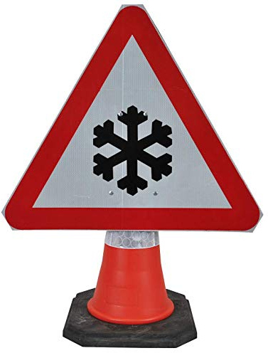 ICE 750mm Triangle Hangman Sign (Single Cone) 554.2