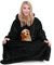 Winkcao Hoodie Decke mit Ärmeln und Kapuze Damen, Decken Hoodie Damen Extra Lang, Weiche Warme Riesen Flanell Kuscheldecke mit Ärmeln, Oversized Blanket Hoodie Tragbare Decke Für Drinnen und Draußen