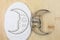 Mystische Mond cookie cutter Fondant Keksstempel/Ausstechform keksausstecher PLA ca.8cm