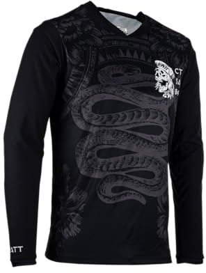 Leatt Herren New Mtb Gravity 3.0 Technical Sport Jersey, Schwarz, XXL EU