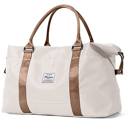 Handgepäck 40x20x25 Ryanair Damen Reisetasche Easyjet Handgepäck 45x36x20 Handgepäck Tasche für Flugzeug,Overnight Weekender Handgepäck Sporttasche Krankenhaustasche mit nassfach Travel Duffle Bag
