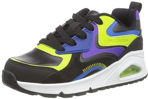 Skechers Jungen Uno Gen1 Color Surge Sneaker, Navy, 39 EU