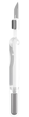 JYNKID for AirPods Cleaning Kit - Earphone Cleaner Set for AirPod 1/2/3/Pro - Silicone Pen Tip, Brush, and Foldable Multi-Function Cleaning Pen for Earbuds and Charging Cases (Grey)