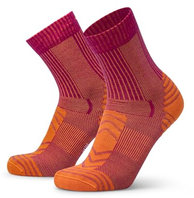 DANISH ENDURANCE Leichte Merinowolle Wandersocken, Atmungsaktiv, 1 Paar | Leichte Merino Funktionssocken, Arbeitssocken, Atmungsaktiv & Gepolstert, für Sommerwanderungen & Outdoor-Aktivitäten, Unisex