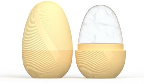 Ice Face Roller for face - face ice Roller - Silicone ice Roller ice Cube - Skincare Beauty Tool Yellow