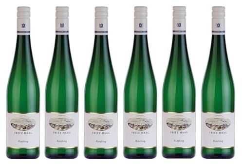 6x 0,75l - 2024er - Weingut Fritz Haag - Riesling - feinherb - VDP.Gutswein - Qualitätswein Mosel - Deutschland - Weißwein halbtrocken