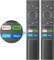 Universal Samsung Smart TV Remote with Netflix, Prime Video, Rakuten TV, Disney Buttons - Upgraded Infrared Remote Control with 2x AAA Batteries