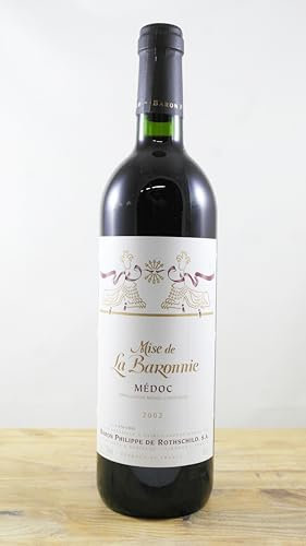 Mise de la Barronie Bouteille de Vin Millésime 2002